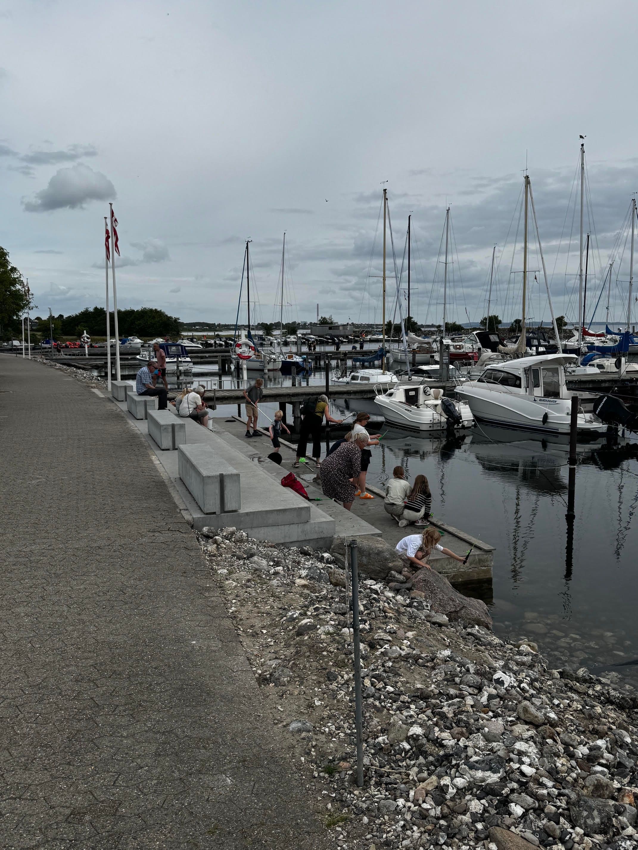 Krabbebroen ved Egå Marina