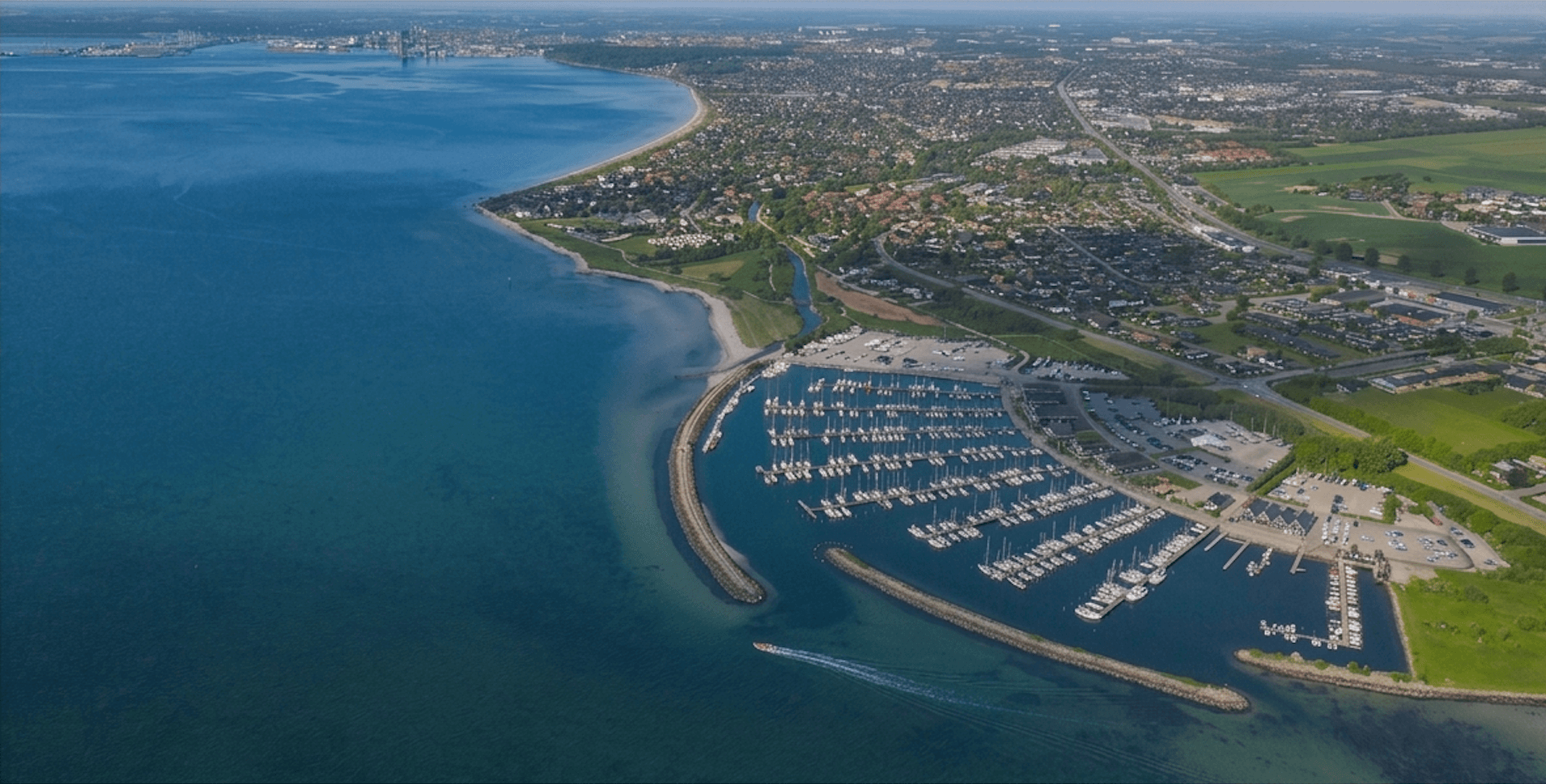 Drone foto Egå Marina